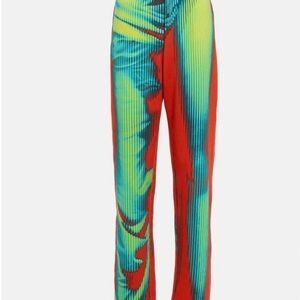 Y/Project x Jean Paul Gaultier Striped Yellow and Red Pants